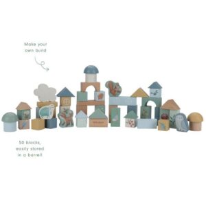 Little Dutch Forest friends Rakennuspalikat 50kpl sangossa