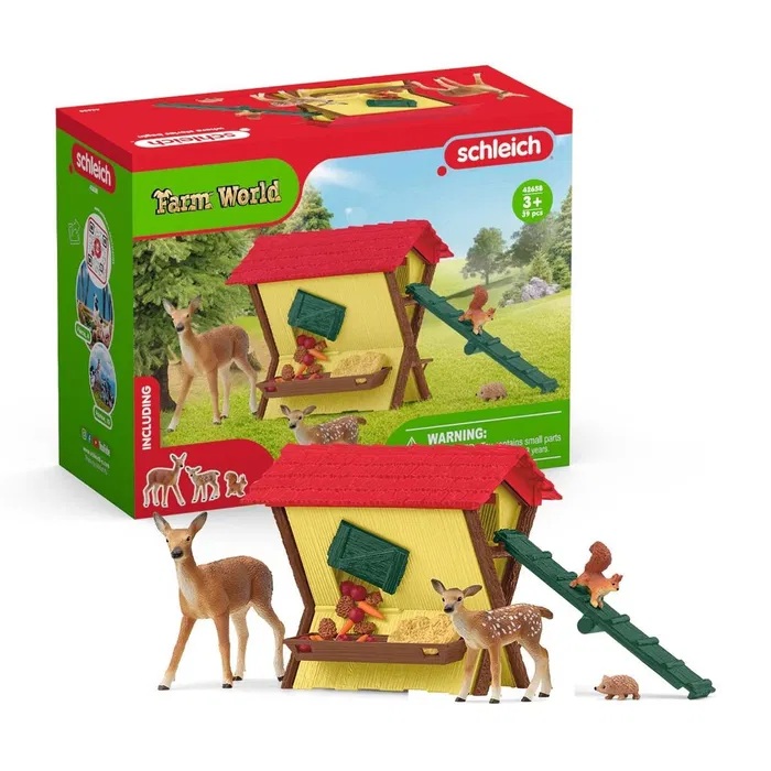 Schleich metsäneläinten ruokintasetti