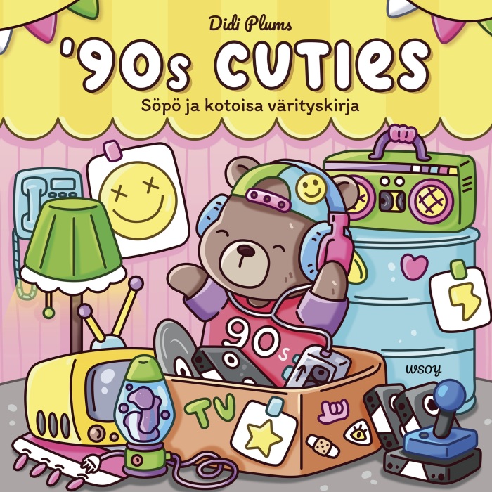 '90s Cuties - Söpöjen ystävien värityskirja Plums, Didi