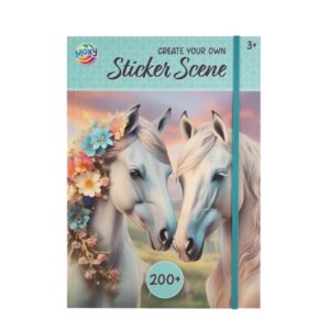 Hevoset maisema-tarrakirja A4+200 tarraa