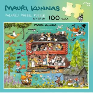 100-palainen palapeli Koiramäen talo