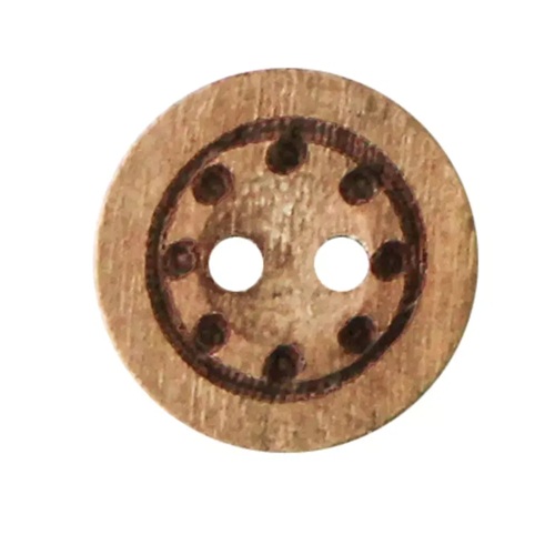 Prym pieni puunappi täpläkuviolla 12mm