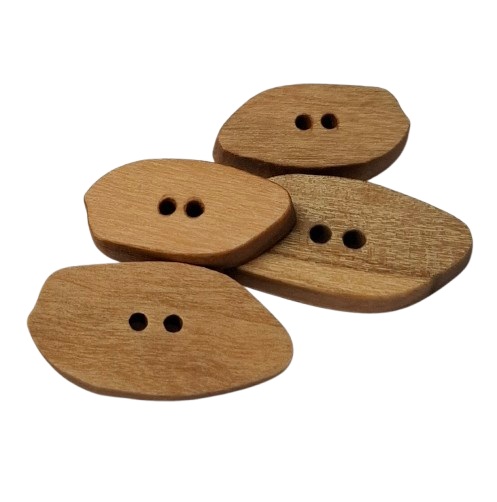 Prym puunappi kulmikas ovaali