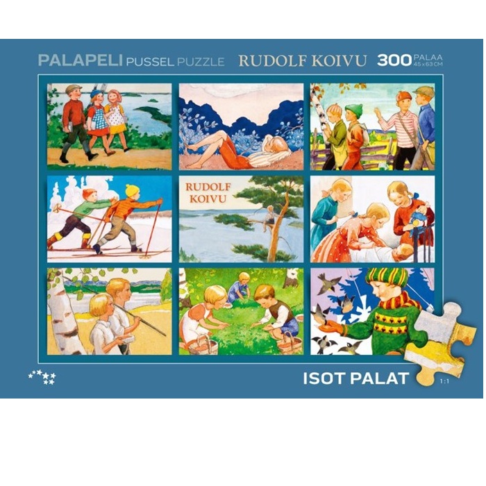 300-palainen palapeli Rudolf Koivu -Isot palat