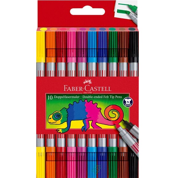 Faber-Castell kaksipäiset tussit 10kpl/pkk