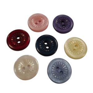 Prym kukkakuvioitu nappi 15mm