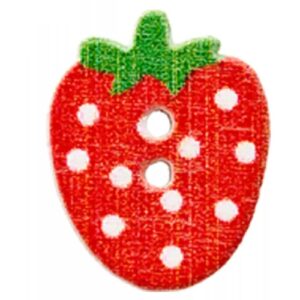 Prym puunappi mansikka 15mm punainen