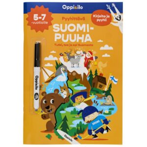 Oppi & ilo Pyyhittävä Suomi-puuha 5-7 v