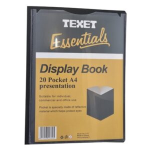 Texet kokoojakansio kovakantinen A4 20taskua