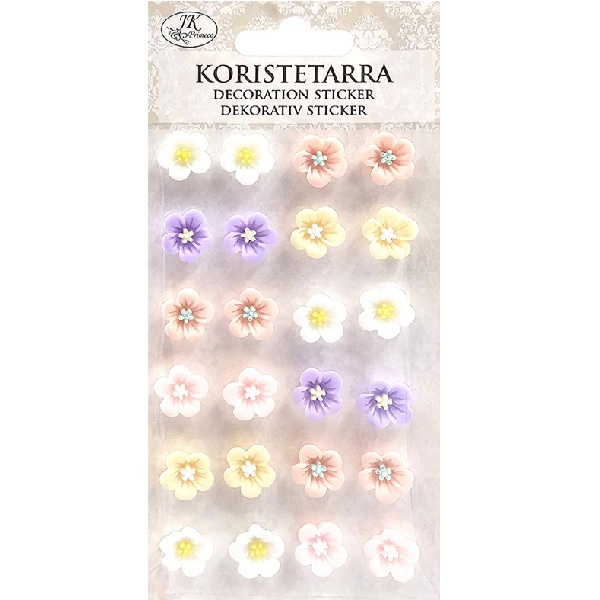 JK Koristetarra Kukka pastelli 1