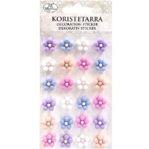 JK Koristetarra Kukka pastelli 2