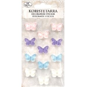 JK Koristetarra Perhonen pastelli