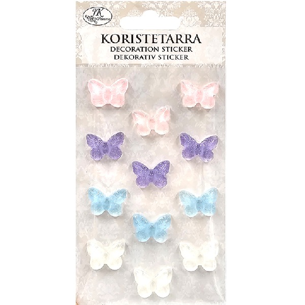 JK Koristetarra Perhonen pastelli