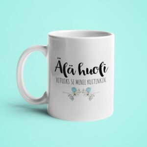 Paskakauppa kahvimuki Arkihuolesi heitä