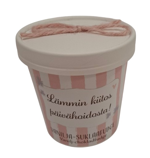 Donoka fudge vanilja-suklaa Lämmin kiitos päivähoidosta 150g