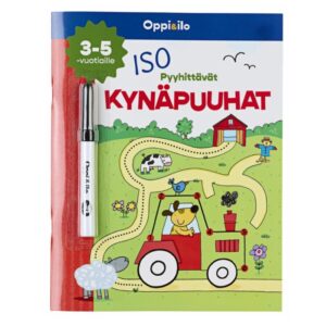 Oppi & ilo ISO Pyyhittävät kynäpuuhat -puuhakirja 3-5 v