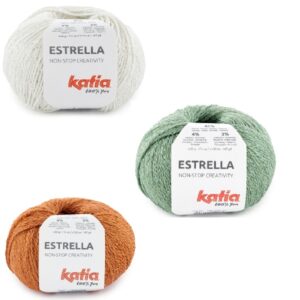 Katia Estrella puuvilla-viskoosi kimallelanka 50g/135m