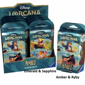 Disney Lorcana Azurite Sea (Set 6) - Single-Player Deck Emerald & Sapphire