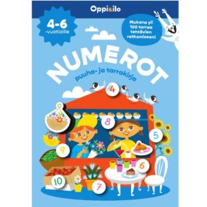 NUMEROT puuha- ja tarrakirja 4-6 v