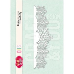 Craft & You Design stanssi – Snowflakes border