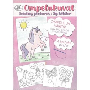 J.K Ompelukuvat A5 Satumaa 4kpl