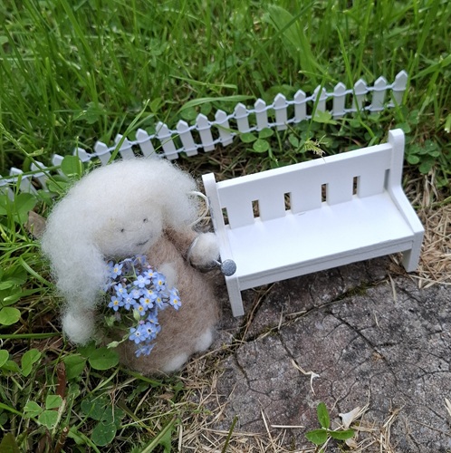 J.K. Koristepenkki puistonpenkki miniatyyri - Image 2