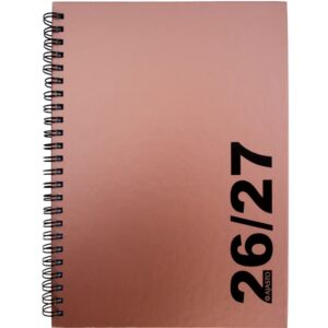 Simple A5, ruusukulta 2026-2027 (lukuvuosikalenteri)
