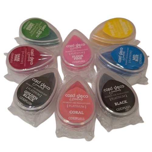 Card Deco Essentials Pigment Ink Pearlescent mustetyyny