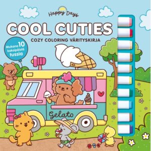 Cool Cuties - Cozy coloring värityskirja
