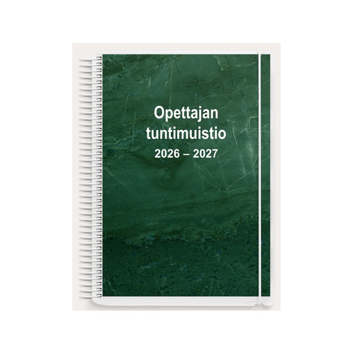 Opettajan tuntimuistio A5 2026-2027 (lukuvuosikalenteri)
