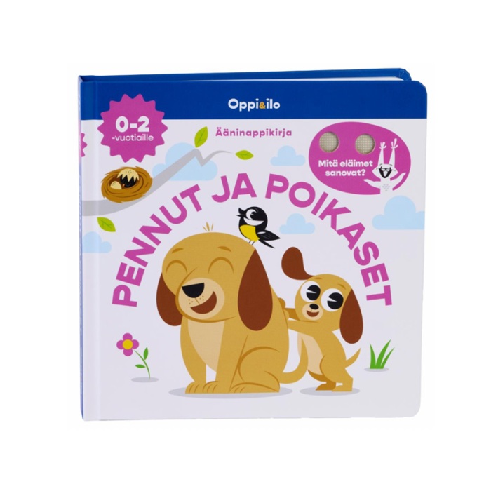 Pennut ja poikaset -ääninappikirja 0-2 v