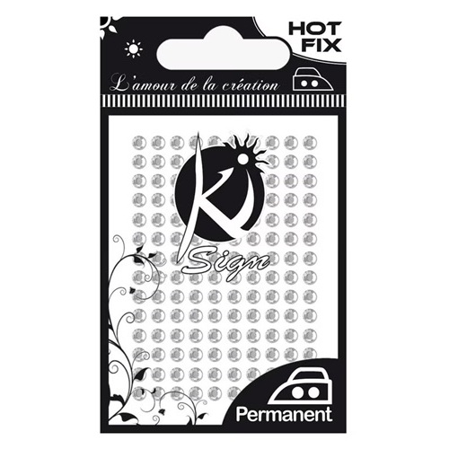 Hot fix tekstiilistrassi 3mm 140kpl