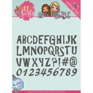 Yvonne creations stanssi kirjaimet, numerot