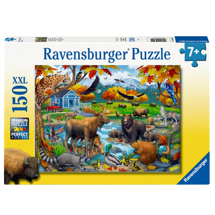 Ravensburger palapeli 150XXL palaa Wildlife Gathering