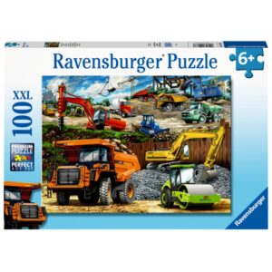 Ravensburger palapeli 100XXL Construction Vehicles
