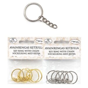 J.K. Avainrengas ketjulla 5kpl/pkk