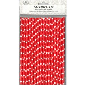 J.K. Primeco Paperipilli Sydän punainen 16kpl