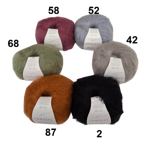 Concept by Katia Ingenua mohair sekoitelanka 50g 140m - Image 8
