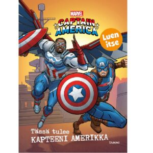 Marvel. Tässä tulee Kapteeni Amerikka. Luen itse