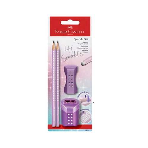 Faber-Castell Sparkle kynäsetti lila