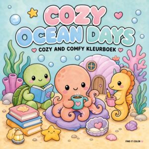 Värityskirja Cozy Ocean Days