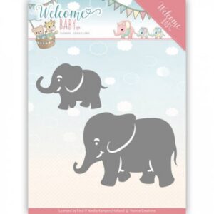 Yvonne creations stanssi pienet elefantit