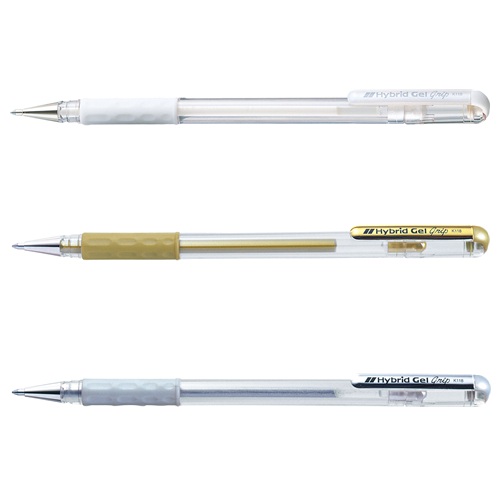 Pentel Hybrid K118 geelikynä 0.8mm