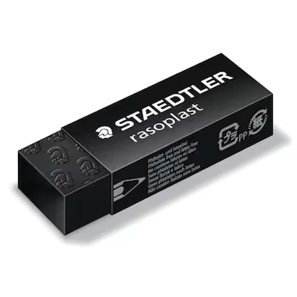 Staedtler Rasoplast pyyhemuovi 65x23x13mm, musta