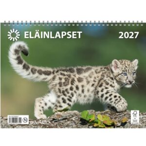 Ajasto Eläinlapset seinäkalenteri 2027
