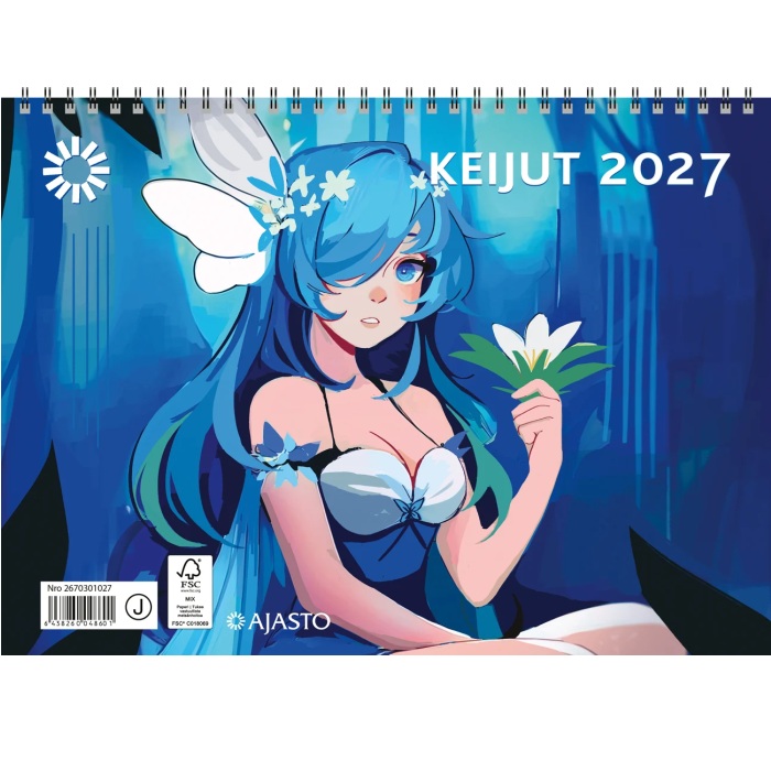 Ajasto Keijut seinäkalenteri 2027