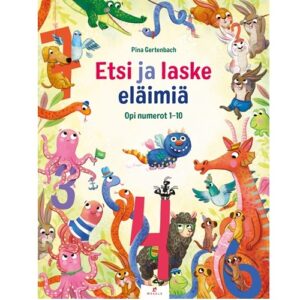 Etsi ja laske eläimiä. Opi numerot 1–10