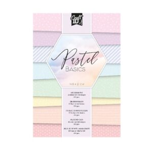 Craft ID kuviokartonkilehtiö Pastel basics 200g A5/32