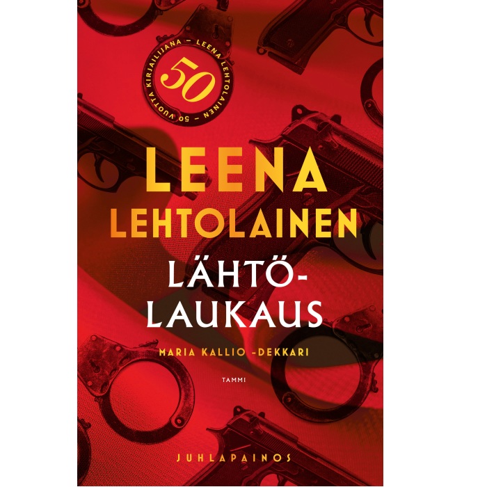 Lähtölaukaus, juhlapainos, Lehtolainen, Leena