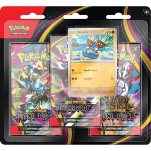 Pokémon TCG: ME5 Pitch Black 3-Pack Blister
